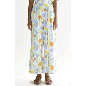 Lili Sidonio Beach Cruise Wear Lined Artistic Pants Medium